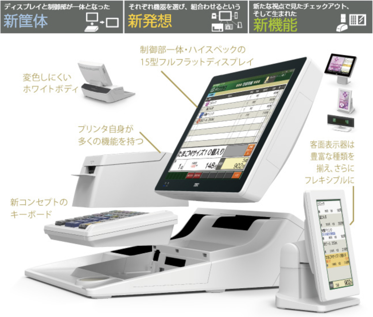 東芝テック フレキシブルPOSレジターミナル WILLPOS-Unity（ウィルポス 